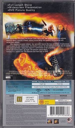 Fantastic 4 - PSP UMD Film (B Grade) (Genbrug)